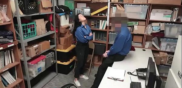  Monica Sage Gets Fucked When She Gets Caught Shoplifting